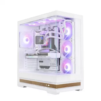 PC-Gehäuse Zalman P40 NAMU WHITE Midi Tower Weiß