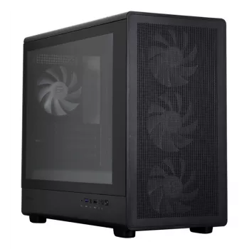 Computergehäuse M5 Schwarz mATX Mini Tower Schwarz