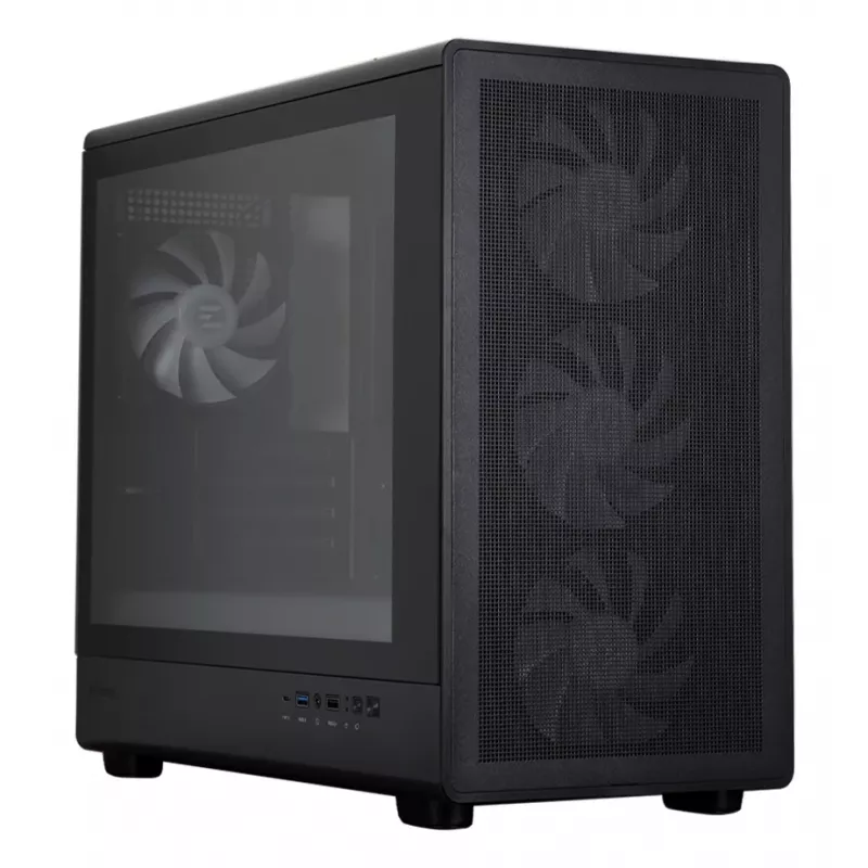 Computergehäuse M5 Schwarz mATX Mini Tower Schwarz