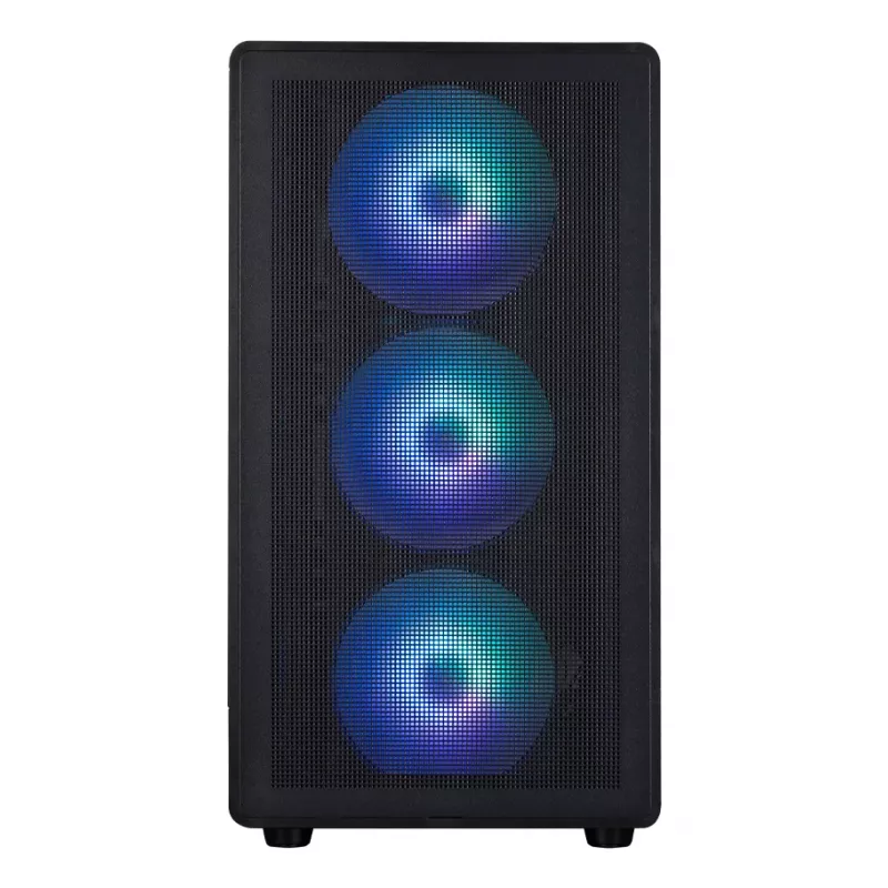 Computergehäuse M5 Schwarz mATX Mini Tower Schwarz