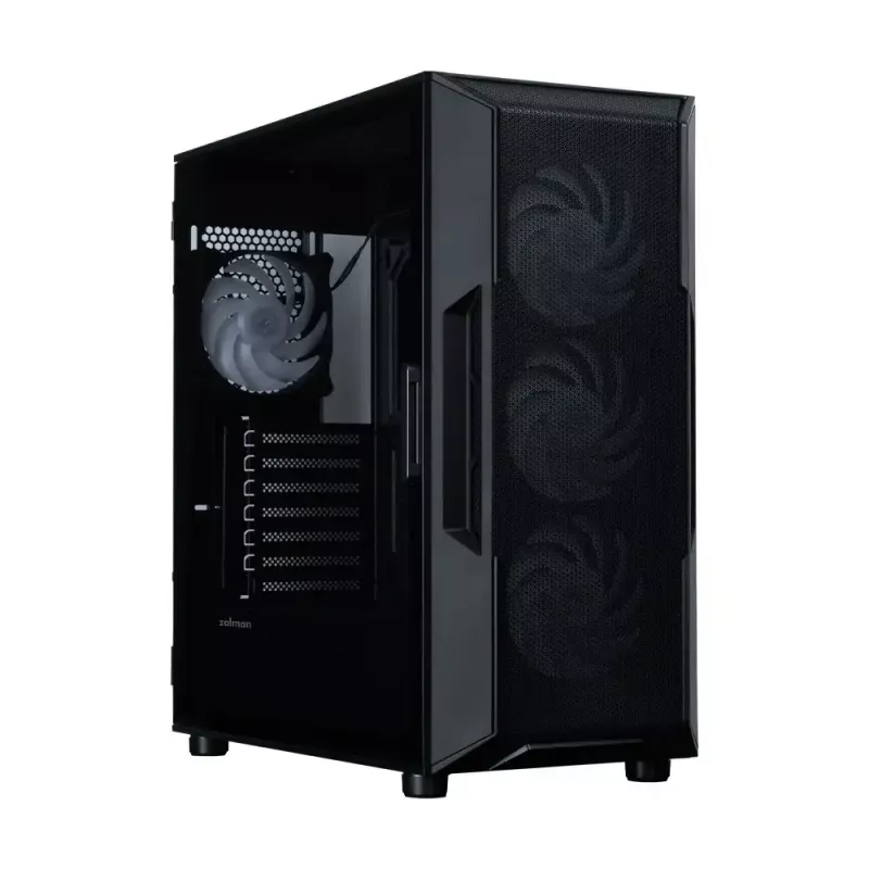 ZALMAN PC-Gehäuse i3 NEO V2 Mid Tower, ARGB-Lüfter x4, schwarz