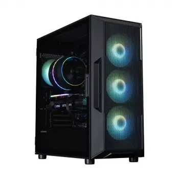 ZALMAN PC-Gehäuse i3 NEO V2 Mid Tower, ARGB-Lüfter x4, schwarz