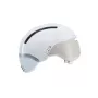 Fahrradhelm HJC Calido Plus, Größe S (51–56 cm), In-Mold, Magnetisches Visier, 350 g, Weiß/Grau
