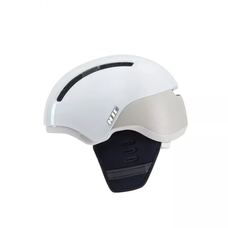 Fahrradhelm HJC CALIDO PLUS Größe L — Weiß/Grau, In-Mold, 58–63 cm, 350 g, magnetisches Visier