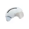 Fahrradhelm HJC CALIDO PLUS Größe L — Weiß/Grau, In-Mold, 58–63 cm, 350 g, magnetisches Visier