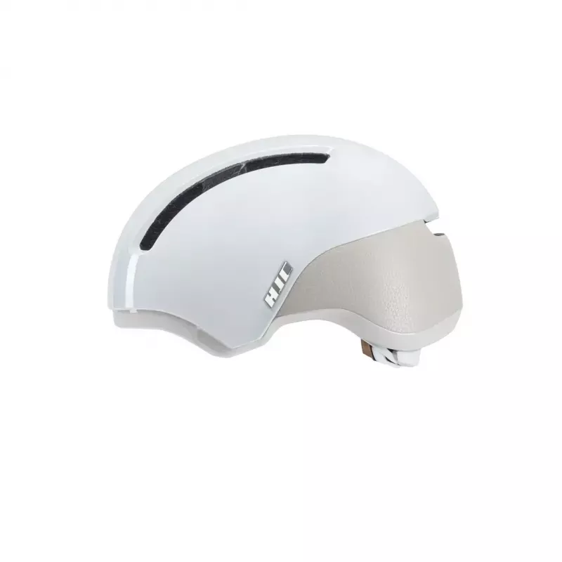 Fahrradhelm HJC CALIDO PLUS Größe L — Weiß/Grau, In-Mold, 58–63 cm, 350 g, magnetisches Visier