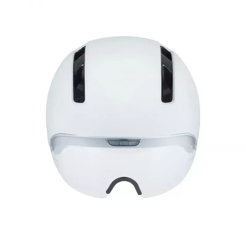 Fahrradhelm HJC CALIDO PLUS Größe L — Weiß/Grau, In-Mold, 58–63 cm, 350 g, magnetisches Visier
