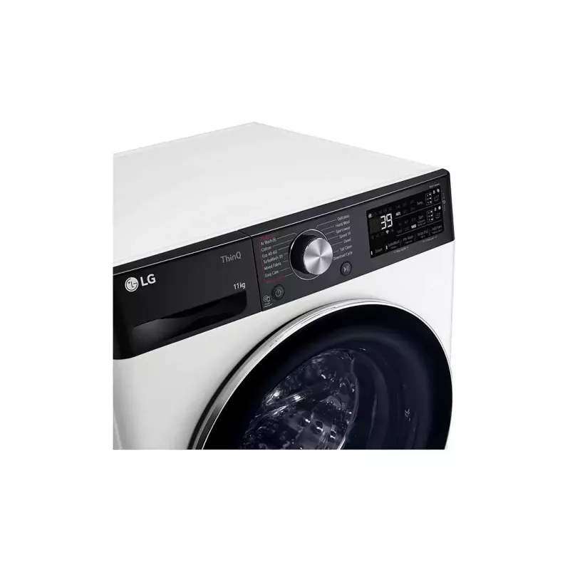 LG F4WR711S3HA Waschmaschine Frontlader 11 kg 1360 U/min Schwarz, Weiß