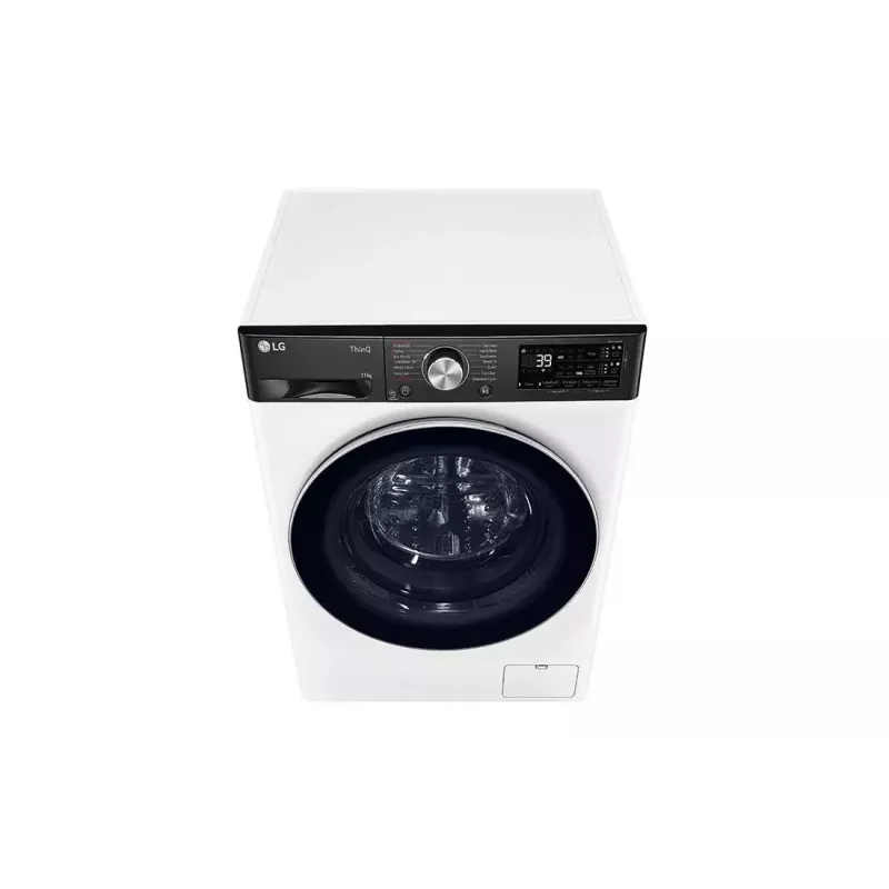 LG F4WR711S3HA Waschmaschine Frontlader 11 kg 1360 U/min Schwarz, Weiß
