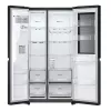 LG InstaView GSGV81EPLL Side-by-Side-Kühlschrank freistehend 635 L Schwarz