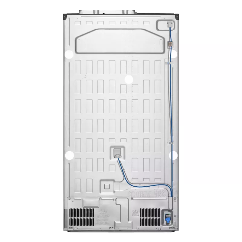 LG InstaView GSGV81EPLL Side-by-Side-Kühlschrank freistehend 635 L Schwarz