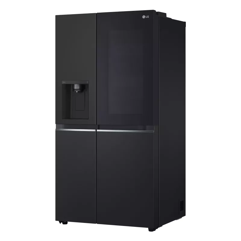 LG InstaView GSGV81EPLL Side-by-Side-Kühlschrank freistehend 635 L Schwarz