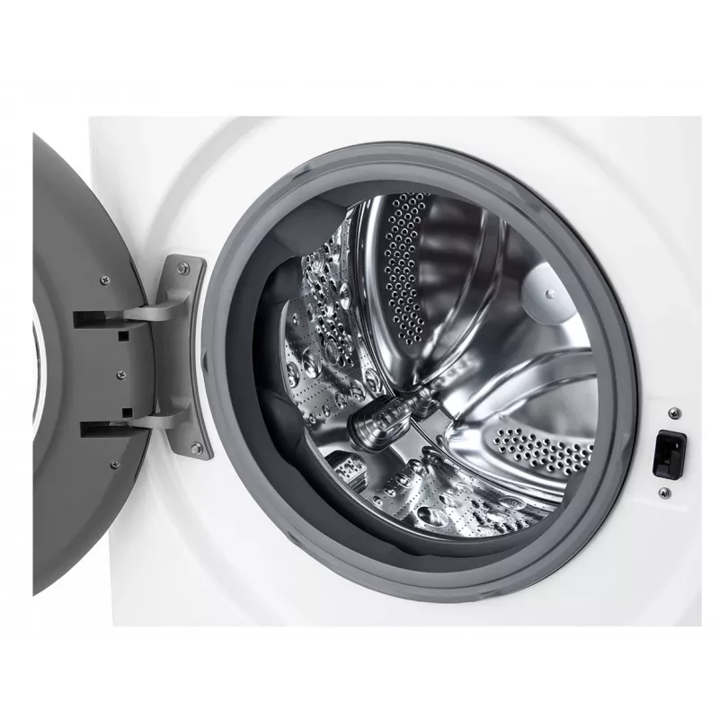 LG F2WR508S0W Waschmaschine Frontlader 8 kg 1160 U/min Schwarz, Weiß