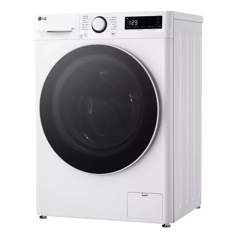 LG F2WR508S0W Waschmaschine Frontlader 8 kg 1160 U/min Schwarz, Weiß