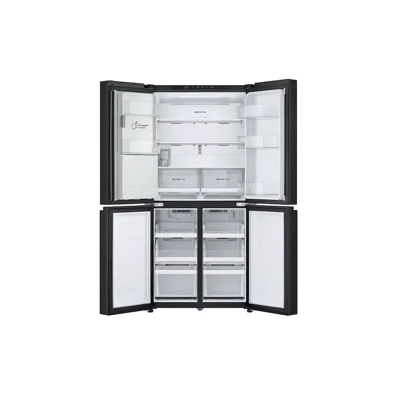 LG GML861EPPE Side-by-Side-Kühlschrank freistehend 506 L Schwarz