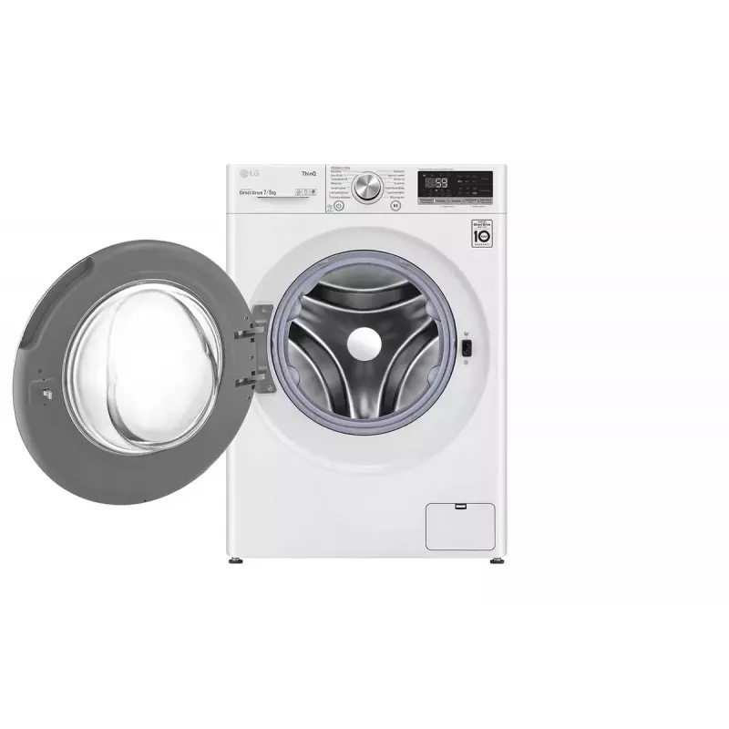 LG F2DV5S7S1E Waschtrockner freistehend Frontlader Weiß