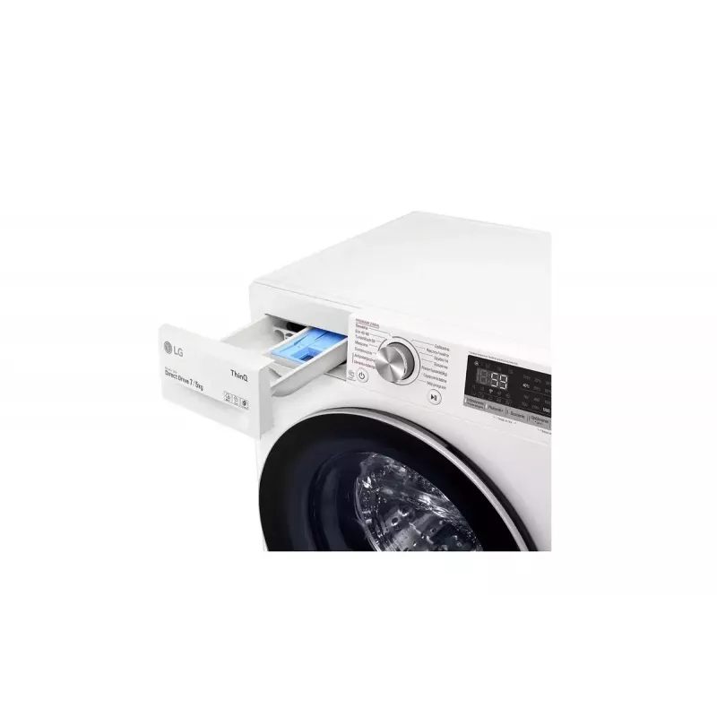 LG F2DV5S7S1E Waschtrockner freistehend Frontlader Weiß