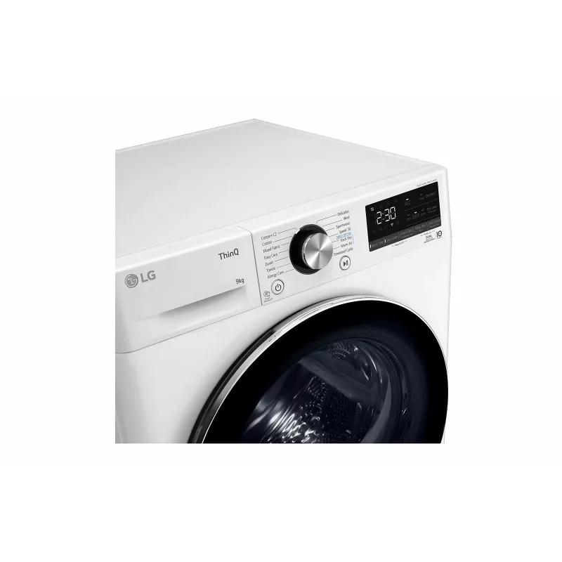 LG RH90V9AV2N Wäschetrockner Freistehend Frontlader 9 kg Weiß