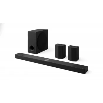 Soundbar LG S95TR 9.1.5 Kanäle 810 W RMS mit kabellosem 220 W Subwoofer, Schwarz