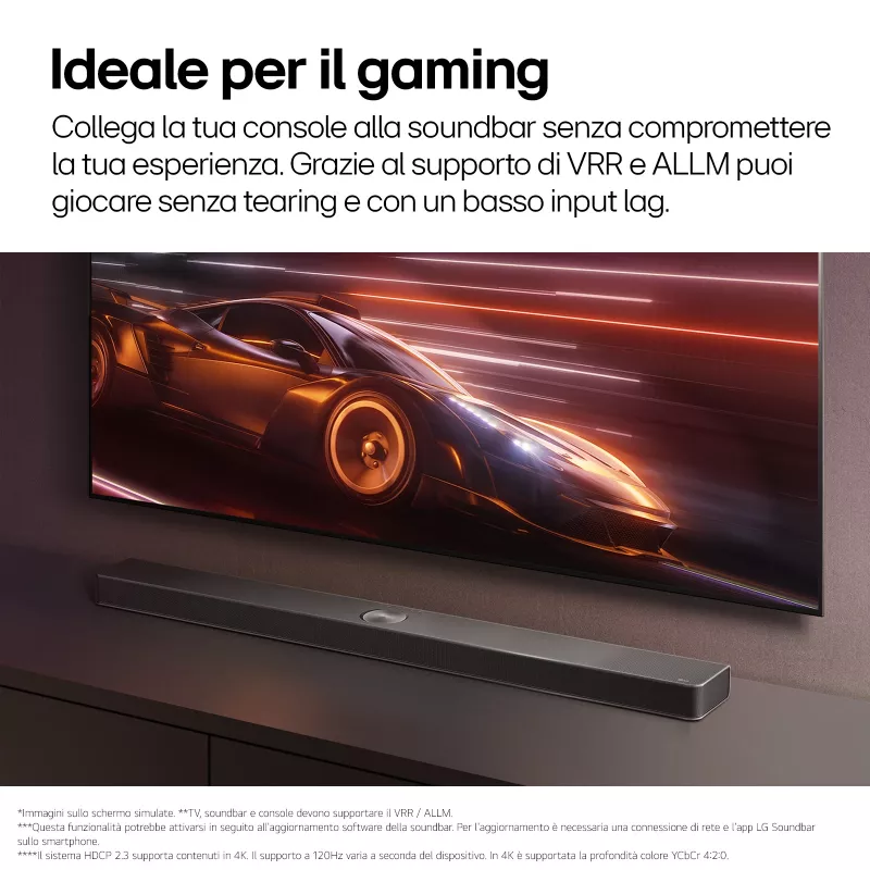 Soundbar LG S95TR 9.1.5 Kanäle 810 W RMS mit kabellosem 220 W Subwoofer, Schwarz