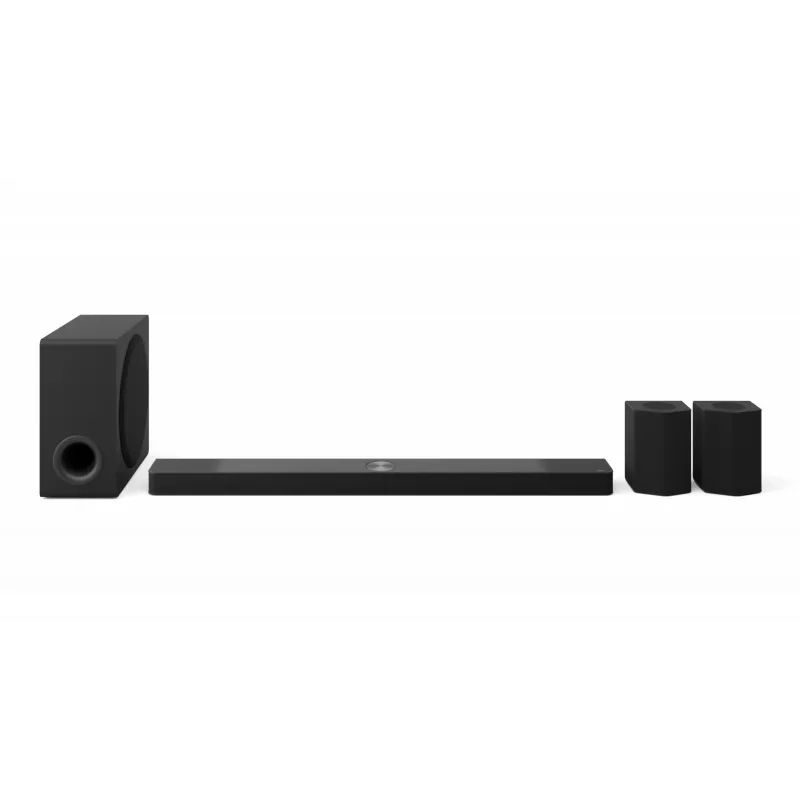 Soundbar LG S95TR 9.1.5 Kanäle 810 W RMS mit kabellosem 220 W Subwoofer, Schwarz
