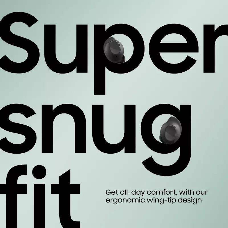 Samsung GALAXY BUDS FE GRAPHITE Kopfhörer True Wireless Stereo (TWS) Im-Ohr Anrufe/Musik/Sport/Alltag Bluetooth