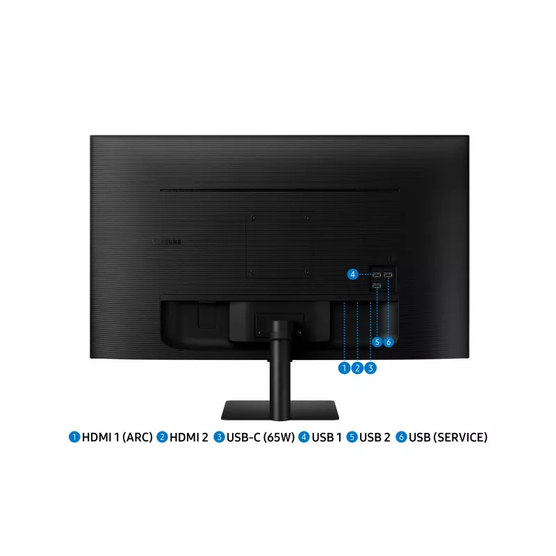 Samsung M70D Computermonitor 81,3 cm (32 Zoll) 3840 x 2160 Pixel 4K Ultra HD LED Schwarz