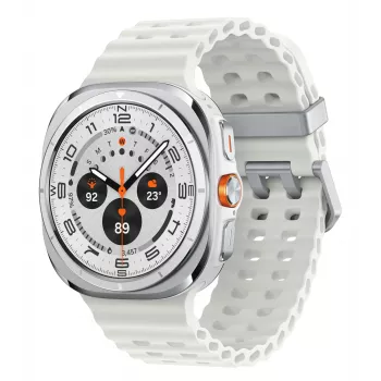 Samsung Galaxy Watch Ultra 3,81 cm (1,5 Zoll) AMOLED 47 mm Digital 480 x 480 Pixel Touchscreen 4G Weiß WLAN GPS (Satellit)