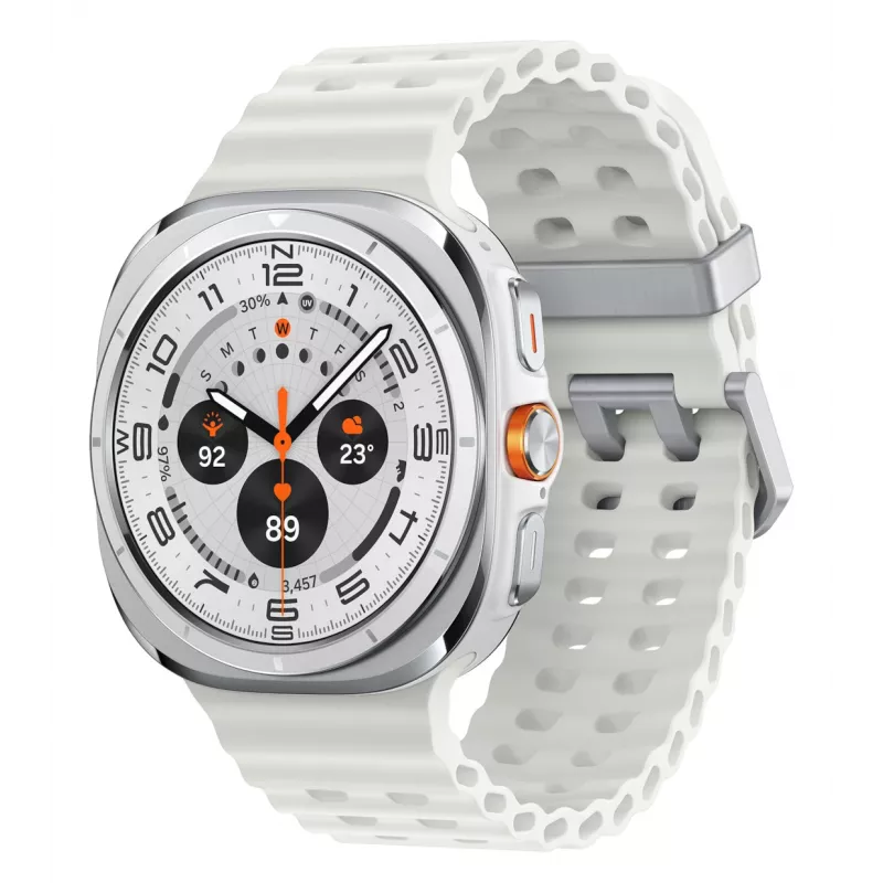 Samsung Galaxy Watch Ultra 3,81 cm (1,5 Zoll) AMOLED 47 mm Digital 480 x 480 Pixel Touchscreen 4G Weiß WLAN GPS (Satellit)