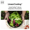 LG NatureFRESH GSBC40PYPE Amerikanischer Kühl-Gefrierschrank – Prime Silver – Energieeffizienzklasse E