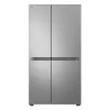 LG NatureFRESH GSBC40PYPE Amerikanischer Kühl-Gefrierschrank – Prime Silver – Energieeffizienzklasse E