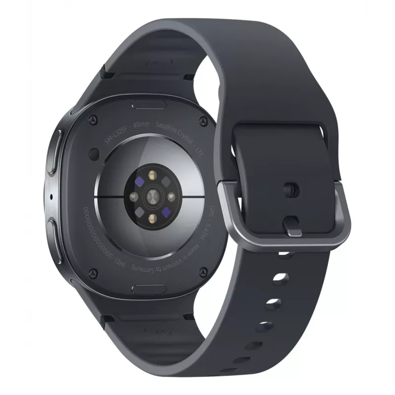 Samsung Galaxy Watch8 SM-L325FDAAXEF Smartwatch / Sportuhr 3,3 cm (1,3 Zoll) AMOLED 40 mm Digital 438 x 438 Pixel 4G Graphit Wi-Fi GPS (Satellit)