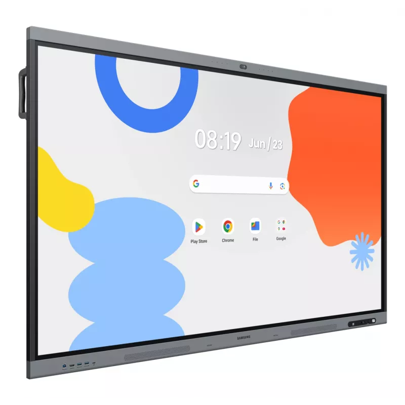 Samsung LH86WAFPLGC interaktives Whiteboard 2,18 m (86 Zoll) 3840 x 2160 Pixel Touchscreen Schwarz, Grau