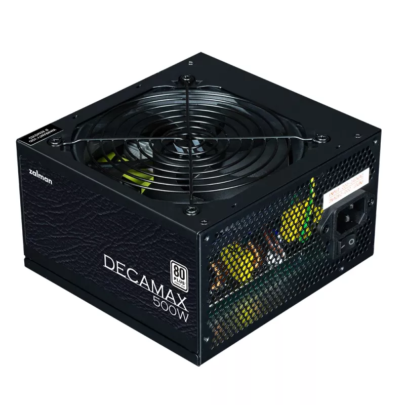 Zalman Decamax power supply unit 500 W ATX Schwarz