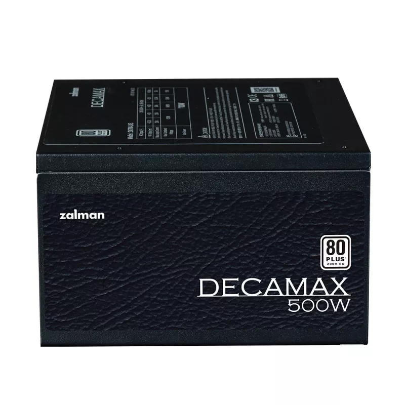 Zalman Decamax power supply unit 500 W ATX Schwarz