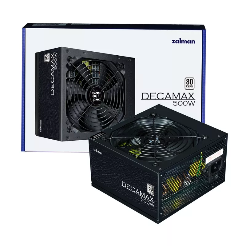 Zalman Decamax power supply unit 500 W ATX Schwarz