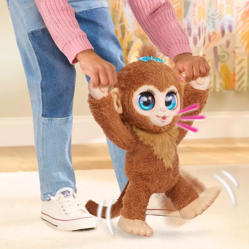 FurReal Peanut der verspielte Affe, Junge/Mädchen, 4 Jahre FurReal Peanut der verspielte Affe. Produktfarbe: Mehrfarbig