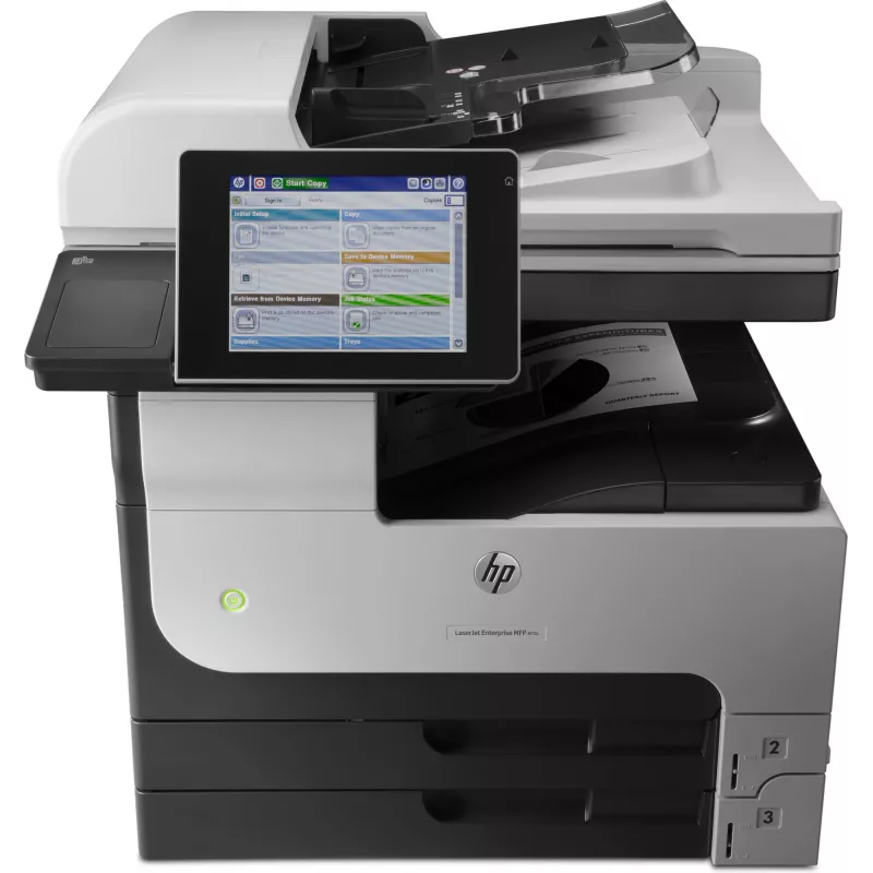 HP LaserJet Enterprise MFP M725dn, Laser, Schwarzweißdruck, 1200 x 1200 DPI, A3, Direktdruck, Schwarz, Grau
