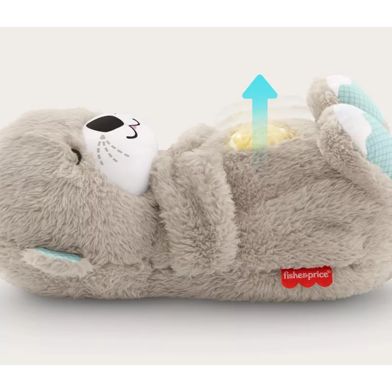 Fisher-Price Soothe 'n Snuggle Otter, Kuscheltier, Soundmaschine mit Atembewegung