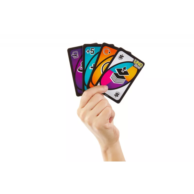 Spiele UNO FLIP Kartenspiel mit farbenblind zugänglichem Deck für Kinder, Erwachsene und Familienspieleabende
