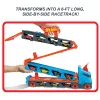 Hot Wheels City Speedway Hauler Carrier mit 3 Spielzeugautos, Fahrzeug-Set, 4 Jahr(e), Kunststoff, Grau, Mehrfarbig