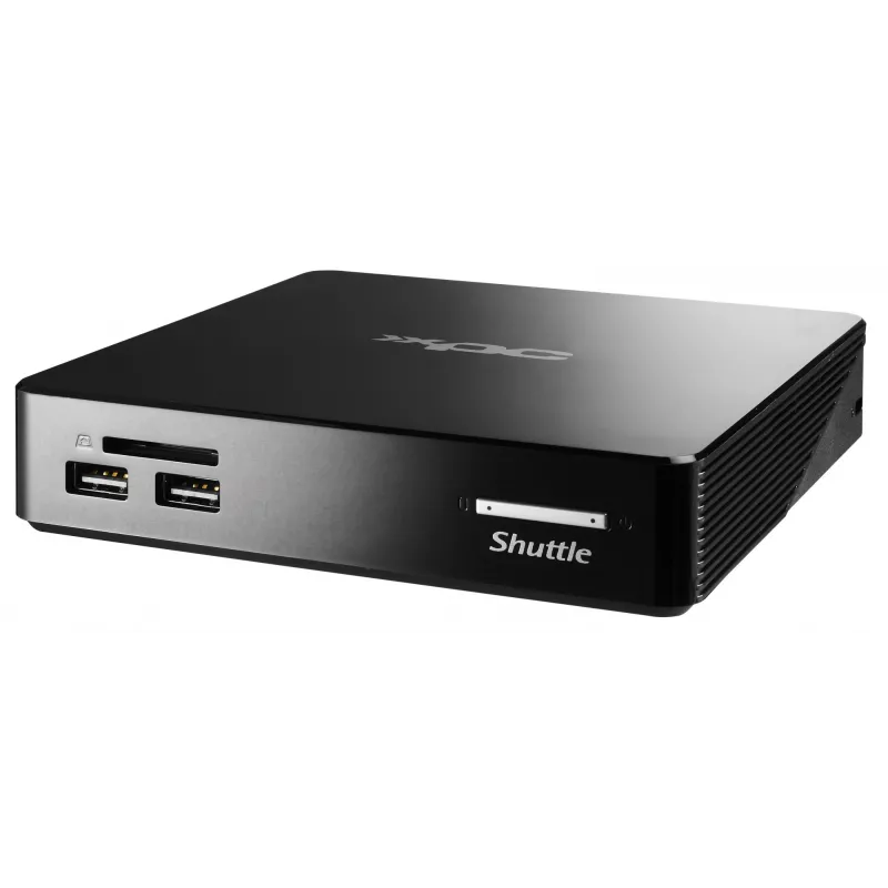 Shuttle XPC nano NS02EV2 Rockchip RK3368 2 GB DDR3L-SDRAM 16 GB eMMC Android 8.1 Nettop Mini PC Schwarz