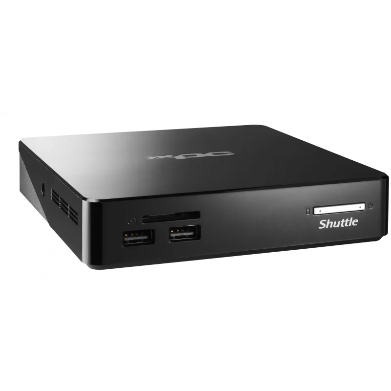 Shuttle XPC nano NS02EV2 Rockchip RK3368 2 GB DDR3L-SDRAM 16 GB eMMC Android 8.1 Nettop Mini PC Schwarz