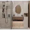 Badezimmer-Standschrank Top E Shop NEL, freistehend 2-türig, Laminat in Cashmere, 1740×310×300 mm, 5 Einlegeböden