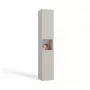 Badezimmer-Standschrank Top E Shop NEL, freistehend 2-türig, Laminat in Cashmere, 1740×310×300 mm, 5 Einlegeböden