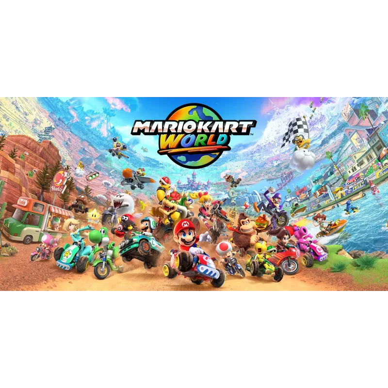 Nintendo Mario Kart World, Nintendo Switch 2, Mehrspielermodus, Physischer Datenträger