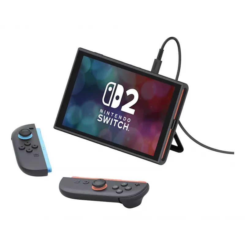 Gaming-Konsole NINTENDO Switch 2 Schwarz — 7,9 Zoll LCD 1920×1080, 120 Hz, 256 GB, 5220 mAh Batterie, Wi‑Fi 6, Bluetooth, HDR10
