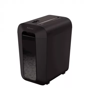 Fellowes LX65 Papierschredder Kreuzschnitt 4 cm Schwarz