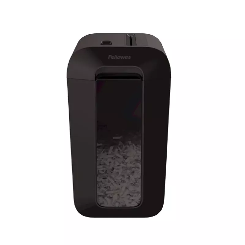 Fellowes LX65 Papierschredder Kreuzschnitt 4 cm Schwarz