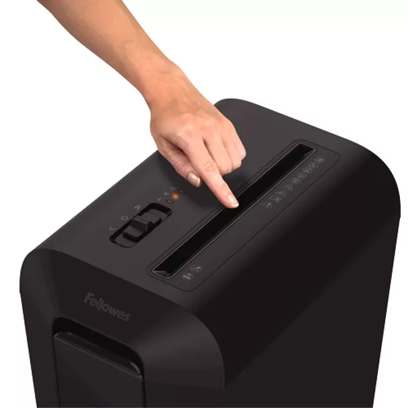 Fellowes LX65 Papierschredder Kreuzschnitt 4 cm Schwarz